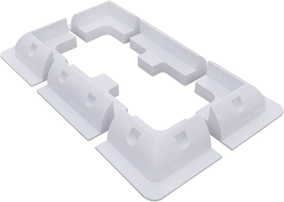 Des supports ABS pour l'installation de panneaux solaires sur des caravanes automobiles RV 7PCS Blanc Noir