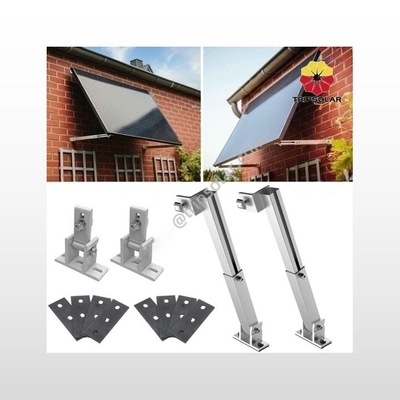 Pré- et arrière des jambes de support de balcon de toit de fond de montage panneau solaire inclinaison de montage de support