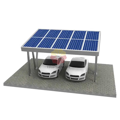 Système solaire de parking personnalisable Pergola avec angle d'inclinaison de la charge du vent de 60 m/s 0-60 degrés