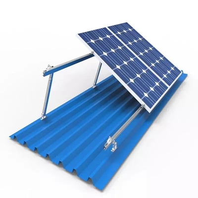 Support de montage de la jambe avant et arrière pour les plateaux de panneaux solaires réglables par angle