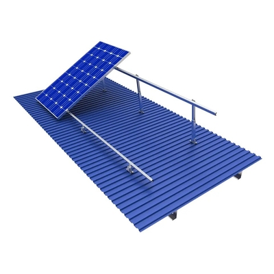 Support de montage de la jambe avant et arrière pour les plateaux de panneaux solaires réglables par angle