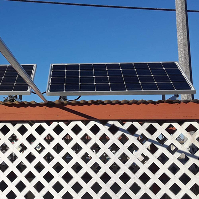 Supports de panneaux solaires triangulaires réglables pour les murs de balcon et le toit plat