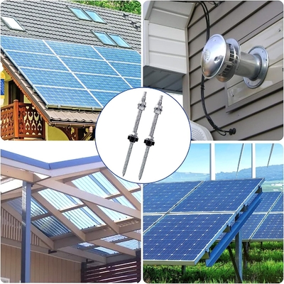 Support de montage solaire sur toit métallique pour différentes tailles de panneaux photovoltaïques