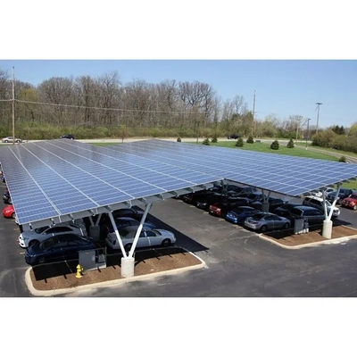 Garage de stationnement solaire en aluminium de 5 kW préassemblé