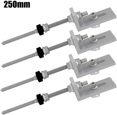 Charge de neige 1,4KN/m2 M10*200 Vérins solaires de mise à la terre en aluminium en acier inoxydable 304