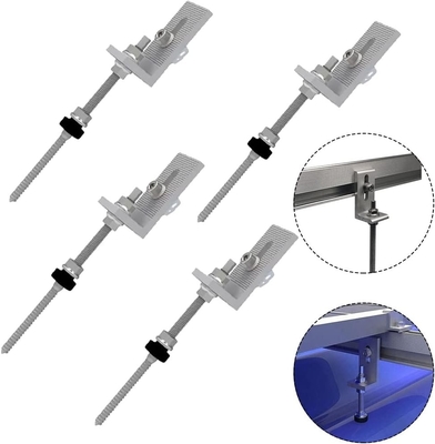 Charge de neige 1,4KN/m2 M10*200 Vérins solaires de mise à la terre en aluminium en acier inoxydable 304