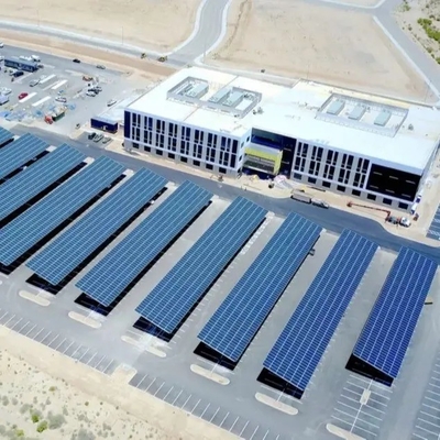 Carport solaire photovoltaïque étanche à l'eau pour un toit en aluminium anodisé