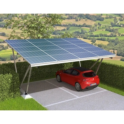 9kw allemand Carport solaire facile à installer Alu Charge 25 ans Durée de vie