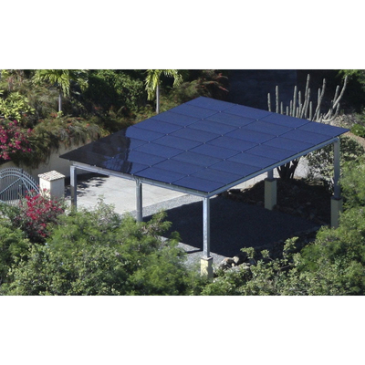 Système de montage solaire de carport avec finition anodisée