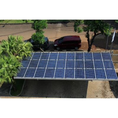 Système de montage solaire de carport avec finition anodisée