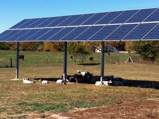 1.4KN/m2 Charge de neige Panneau solaire anodisé