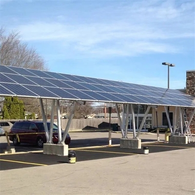 AL6005-T5 Énergie solaire Carport acier système photovoltaïque étanche à l'eau support de montage pour panneau solaire