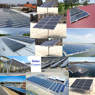 Système de montage au sol pour l'installation de panneaux solaires photovoltaïques anodisés pour une efficacité maximale