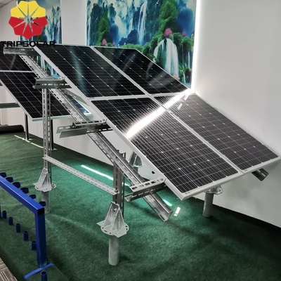 Structure de montage du module solaire monté au sol Charge de neige 1,5KN/m2 et Charge du vent 60M/s