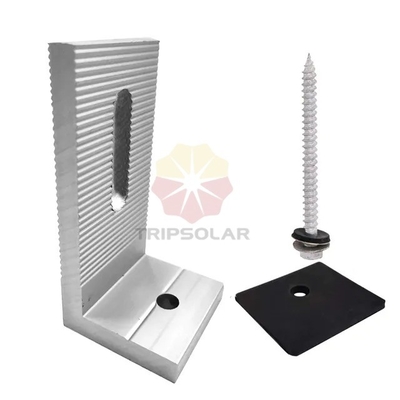 Boulons de suspension à double filetage en argent naturel pour un montage sûr et durable des panneaux solaires