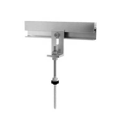 Boulons de suspension à double filetage en argent naturel pour un montage sûr et durable des panneaux solaires