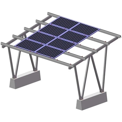 Slipper ou personnalisation AL6005-T5 Carport solaire avec panneaux