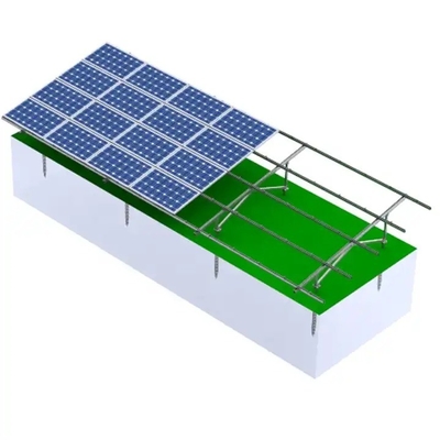 Montage en argent naturel pour l'installation de panneaux solaires préassemblés et personnalisés
