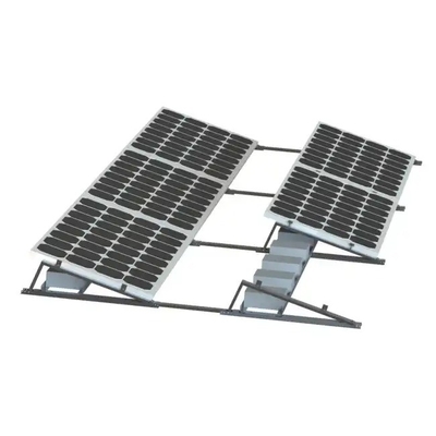 Montage en argent naturel pour l'installation de panneaux solaires préassemblés et personnalisés
