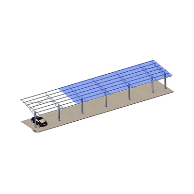 Kit de montage de carport solaire en aluminium pour la charge éolienne 60 m/s Système de connecteur de canopée solaire