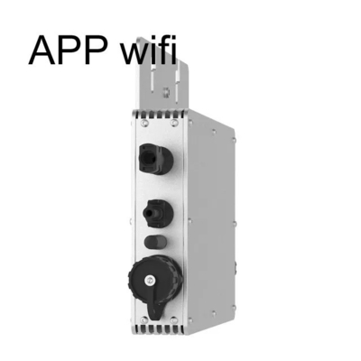 Système solaire à micro-onduleur avec courant de sortie 26,6A/8,7A et communication WIFI/RS485