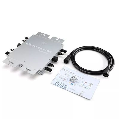 Micro-onduleur pour réseau 12 AC 110V/120V WIFI/RS485 Communication 95% d'efficacité