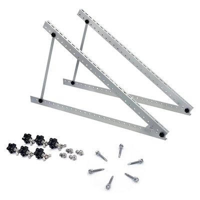 AL6005-T5 Panneau solaire support de monture inclinable pour le système de montage solaire à domicile 0-60 degré