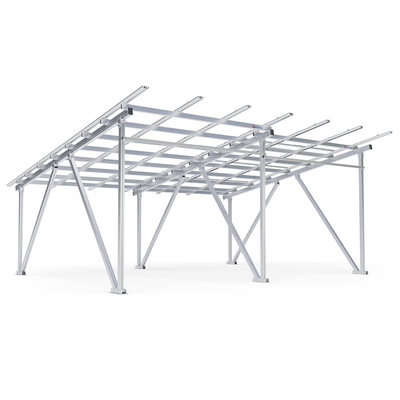Support de montage de toit en aluminium solaire personnalisable pour un parking réglable
