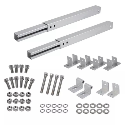 AL6005-T5 Support de montage de panneau solaire avec angle réglable et charge de neige de 1,5KN/m2