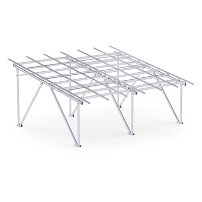 Support de montage de toit en aluminium solaire personnalisable pour un parking réglable