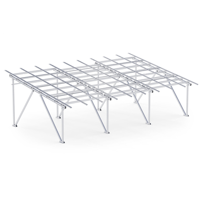Support de montage de toit en aluminium solaire personnalisable pour un parking réglable