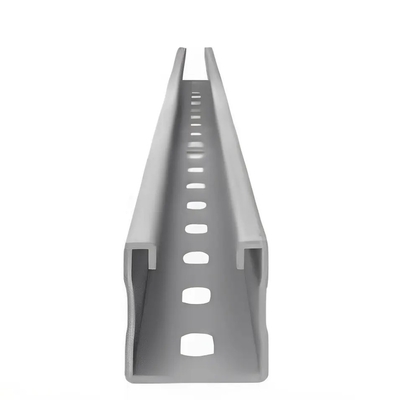 Vente directe de rails de montage de panneaux solaires en argent naturel pour modules à cadre ou sans cadre