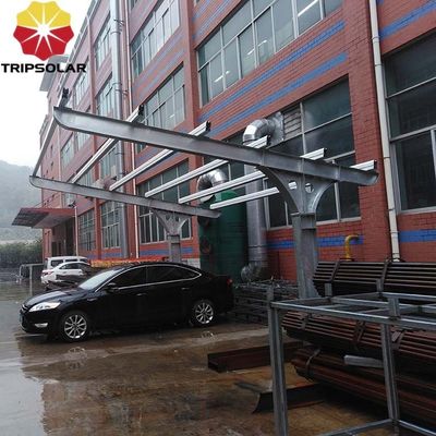 Système de montage solaire Carport 10KW Poids léger Aluminium Carports solaires pour le stationnement