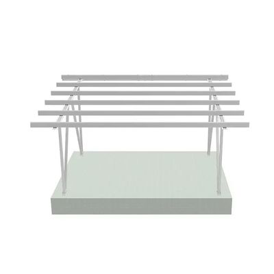Plateau de montage de canopée de panneau solaire anodisé pour le système de montage de supports solaires Carport