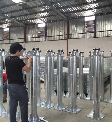 Plateau de montage de canopée de panneau solaire anodisé pour le système de montage de supports solaires Carport