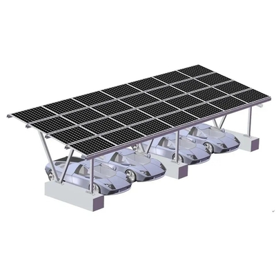Structure du système photovoltaïque Garage portable en aluminium Panneau solaire BIPV