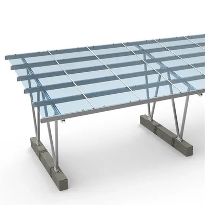 Structure du système photovoltaïque Garage portable en aluminium Panneau solaire BIPV