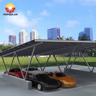 Structure du système photovoltaïque Garage portable en aluminium Panneau solaire BIPV