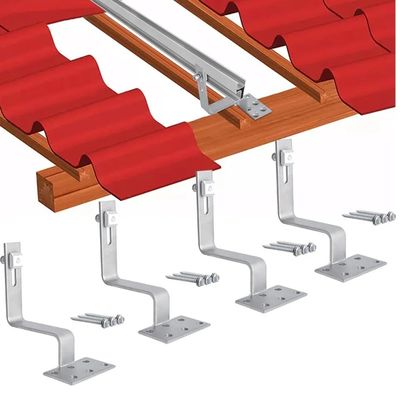Crochet de toit de panneau solaire en acier inoxydable sur mesure pour un montage photovoltaïque rapide