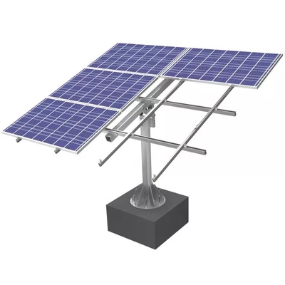 Support de montage solaire au sol avec alliage d'aluminium/acier inoxydable et charge de neige élevée