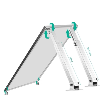 Durée de vie du panneau solaire en aluminium réglable pour une performance maximale