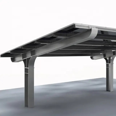 Système d'acier solaire anodisé Q235 pour le marché