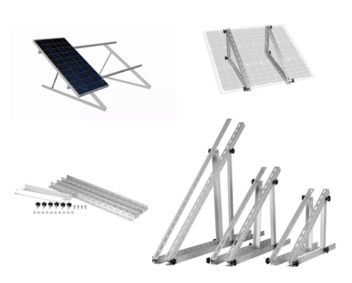 Système de montage réglable de panneaux solaires pour toit en métal/étain Facile à installer et à régler
