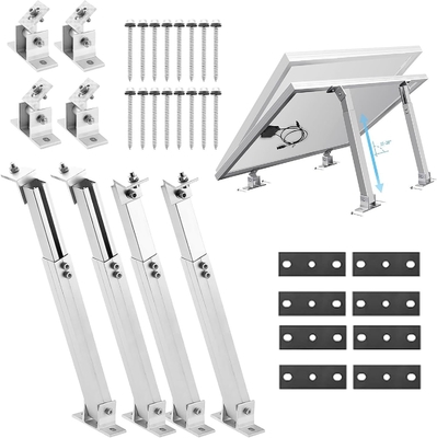 Support d'angle réglable pour le montage de panneaux solaires sur un toit en tuiles et une charge de vent de 60 M/s