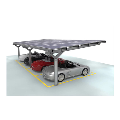 Parcs industriels Panneau solaire Structure du parking personnalisée pour les besoins du client