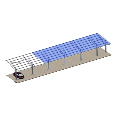 Parcs industriels Panneau solaire Structure du parking personnalisée pour les besoins du client