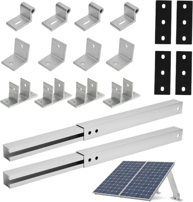 Panneau solaire réglable monture inclinable Durée 25 ans Naturel ou noir pour le montage sur le toit
