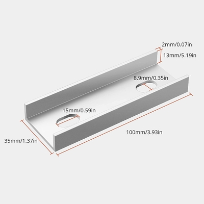 Système de rack solaire à mini-rails