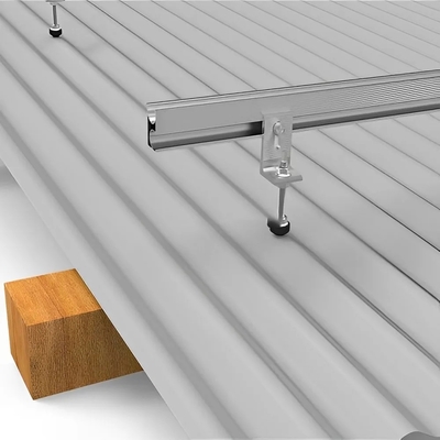 Des supports de montage de panneaux solaires pour toits en métal avec certificat ISO9001/CE/AS/NZS 1170/TUV