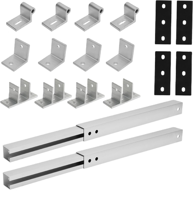 Support de montage de panneau solaire en aluminium pour une installation rapide sur un toit plat en tuiles